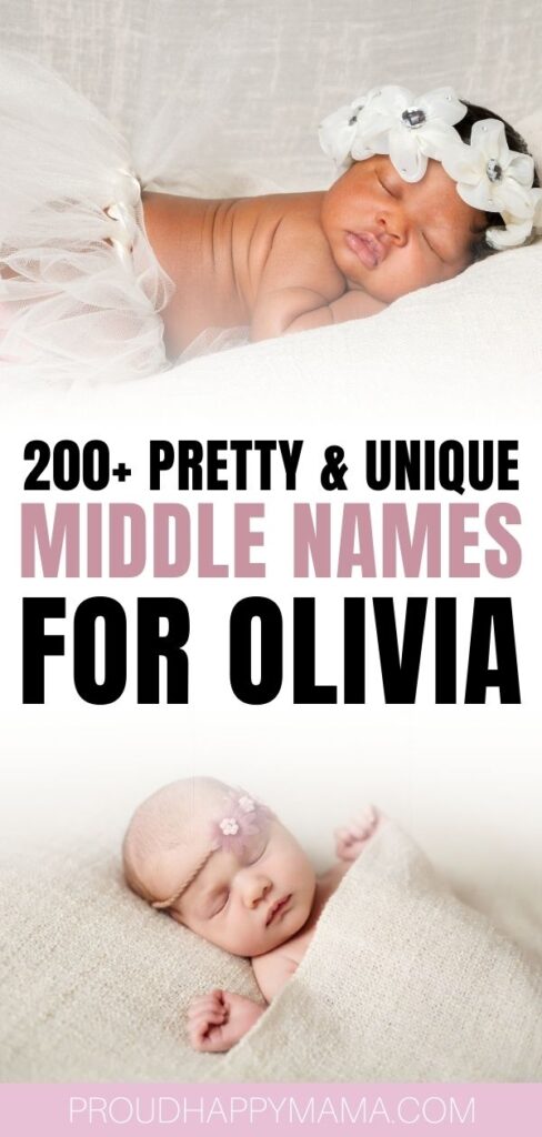 best middle names for Olivia