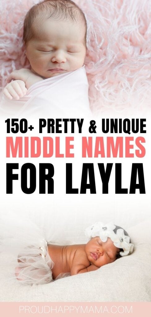 best middle names for layla