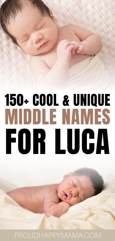 best middle names for luca