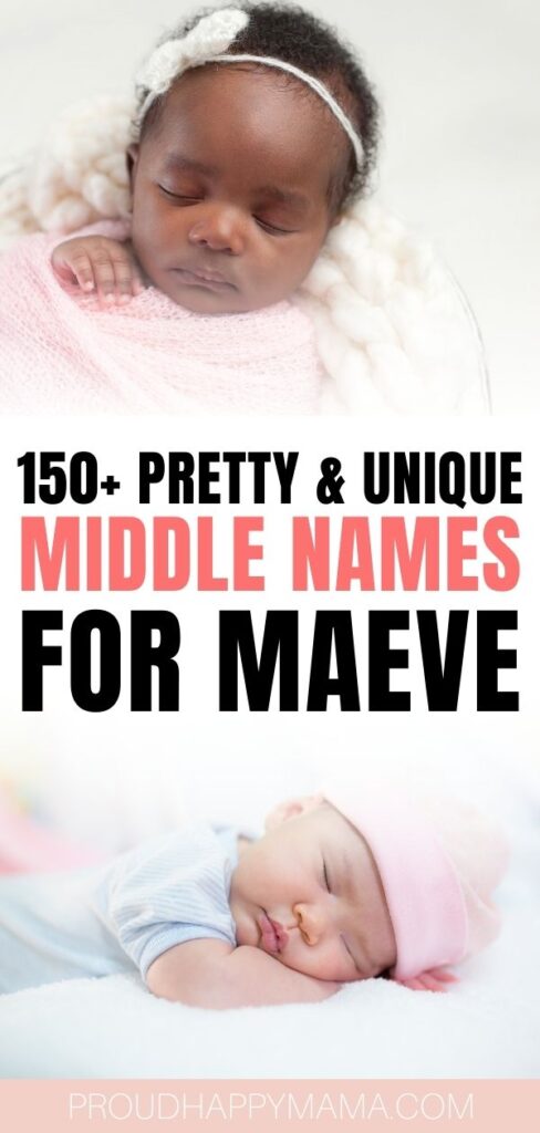 best middle names for maeve