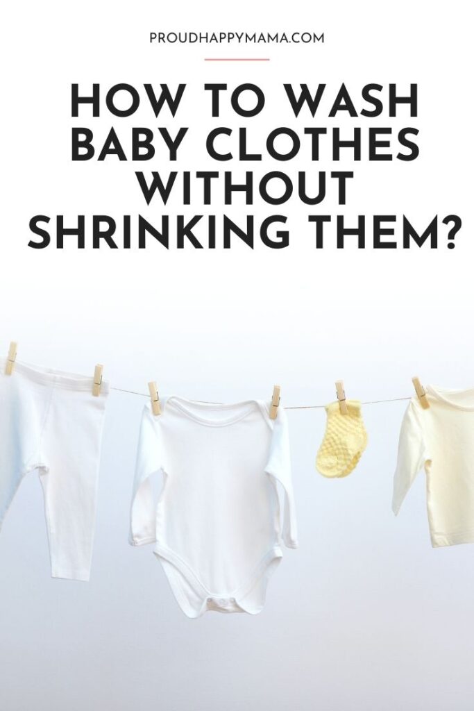 How To Wash Your Baby Clothes Without Shrinking Them