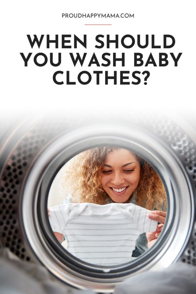 When To Wash Baby Clothes