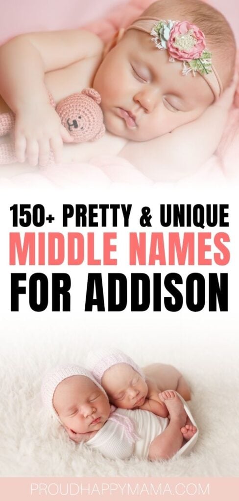 best middle names for Addison