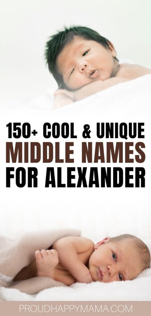 best middle names for Alexander