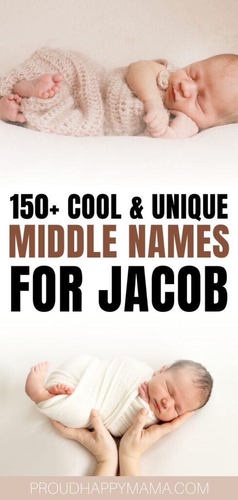 best middle names for Jacob