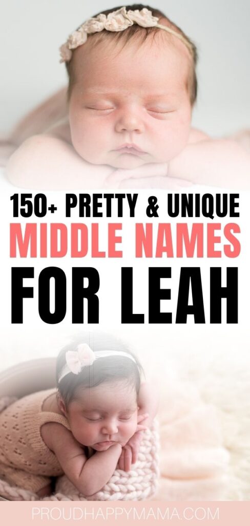 best middle names for Leah