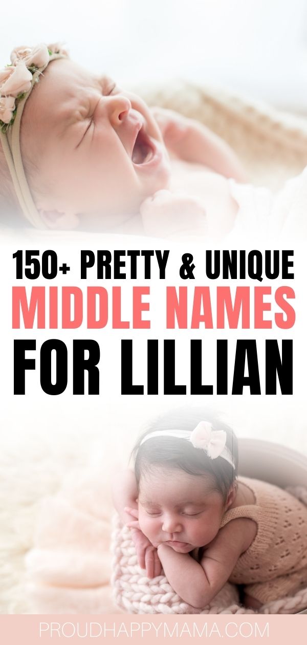 best middle names for Lillian
