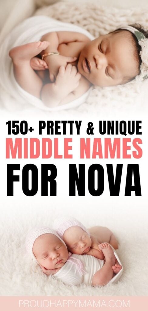 best middle names for Nova