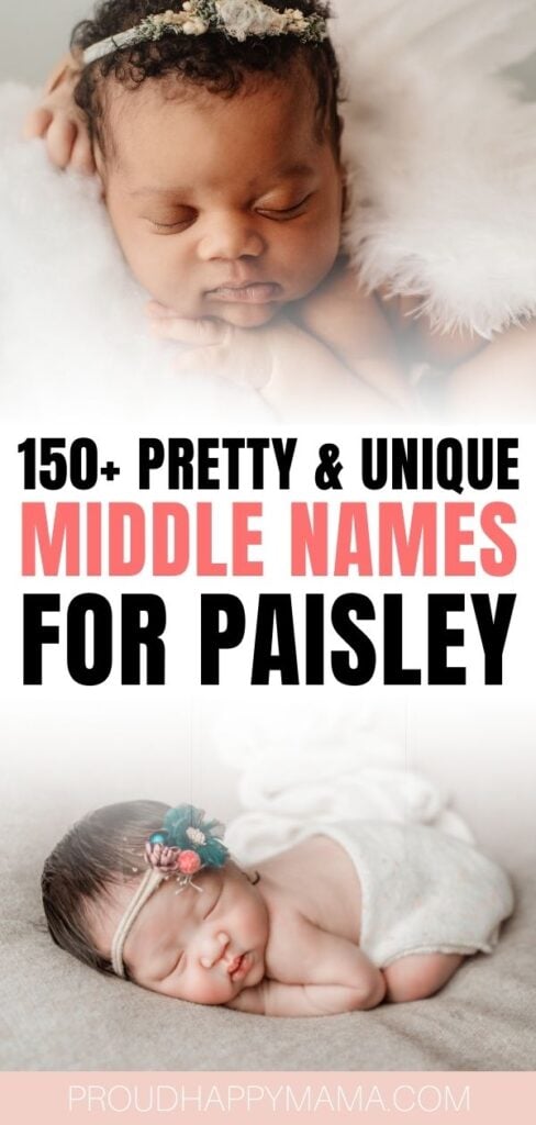 best middle names for Paisley