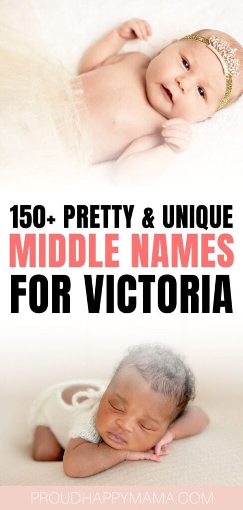 best middle names for Victoria