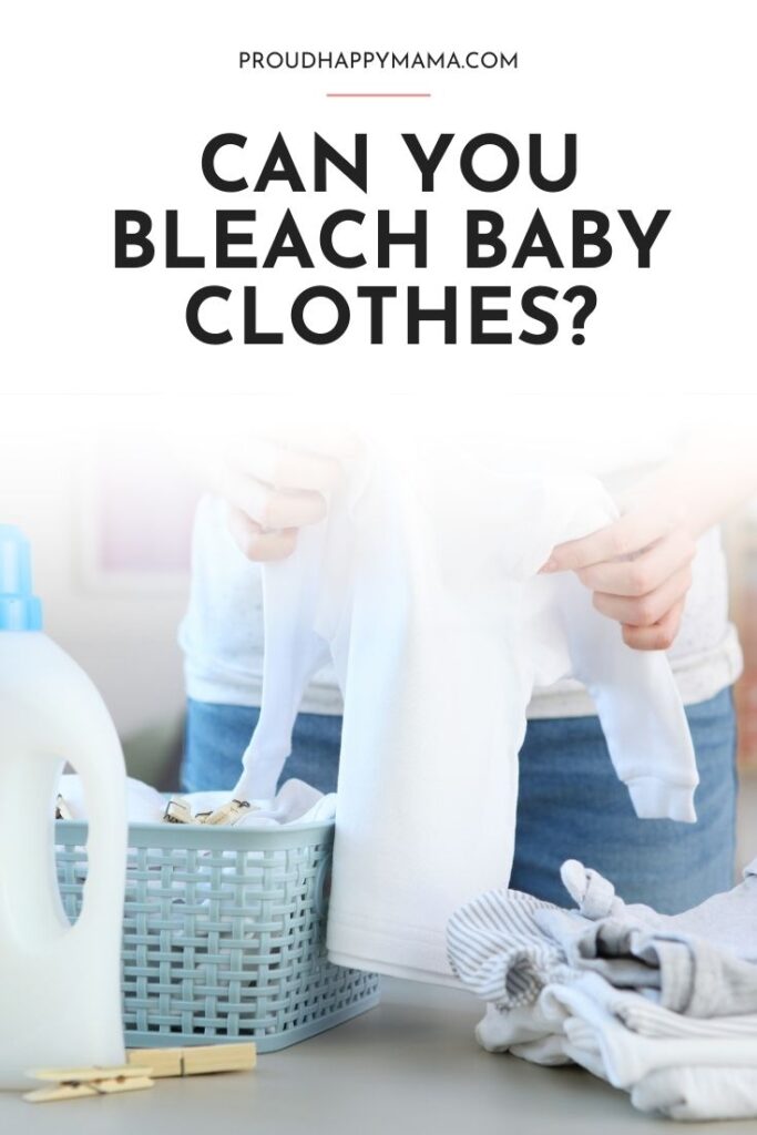 can you use bleach on baby clothes