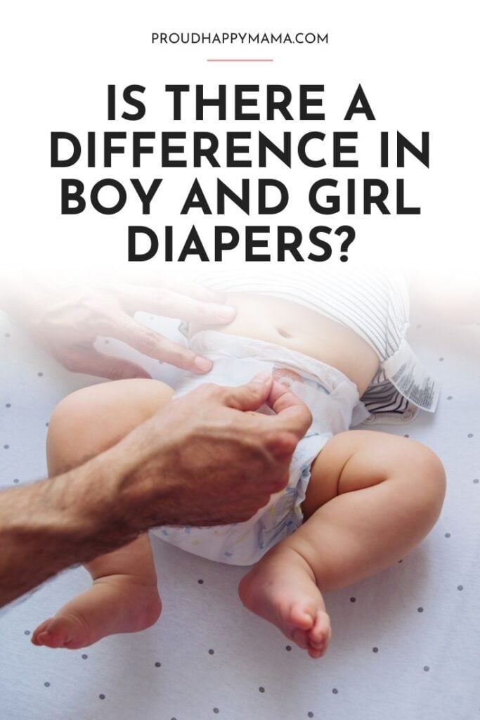 difference in boy and girl diapers