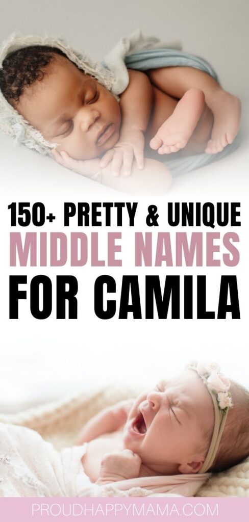 good middle names for Camila