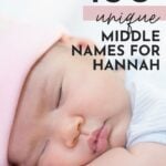 good middle names for Hannah