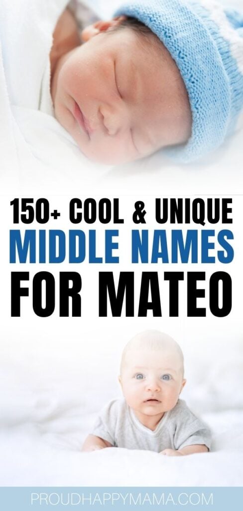 good middle names for Mateo