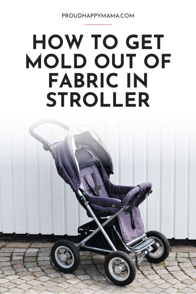 how to get mold out of stroller fabric