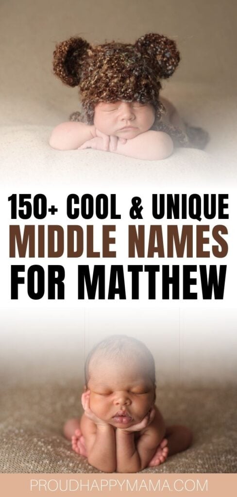 best middle names for Matthew