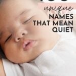 unisex names that mean quiet