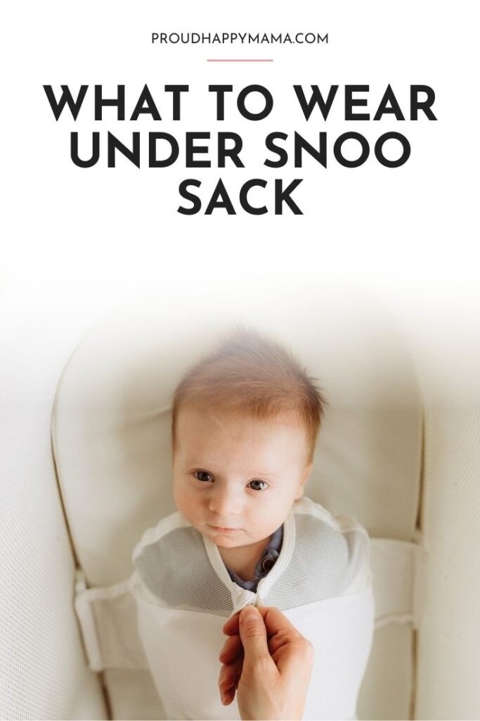 what to wear under snoo swaddle