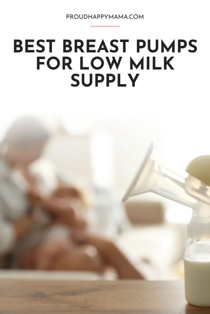 best breast pump for low supply
