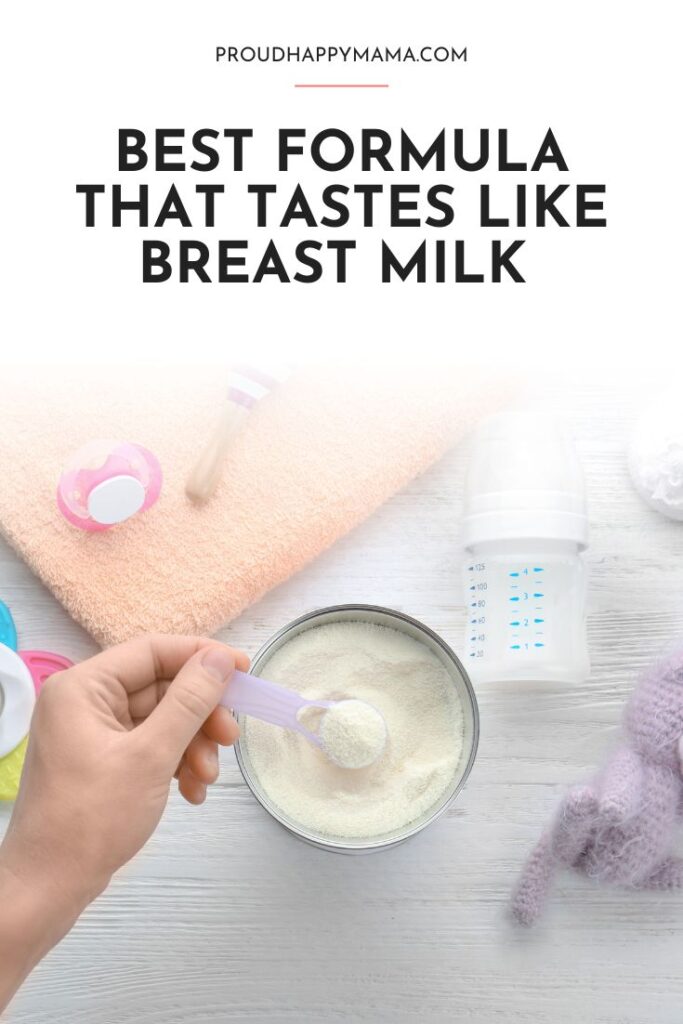 formula most like breast milk taste