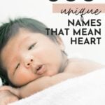 unisex names that mean heart