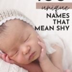 unisex names that mean shy
