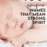 unisex names that mean strong spirit