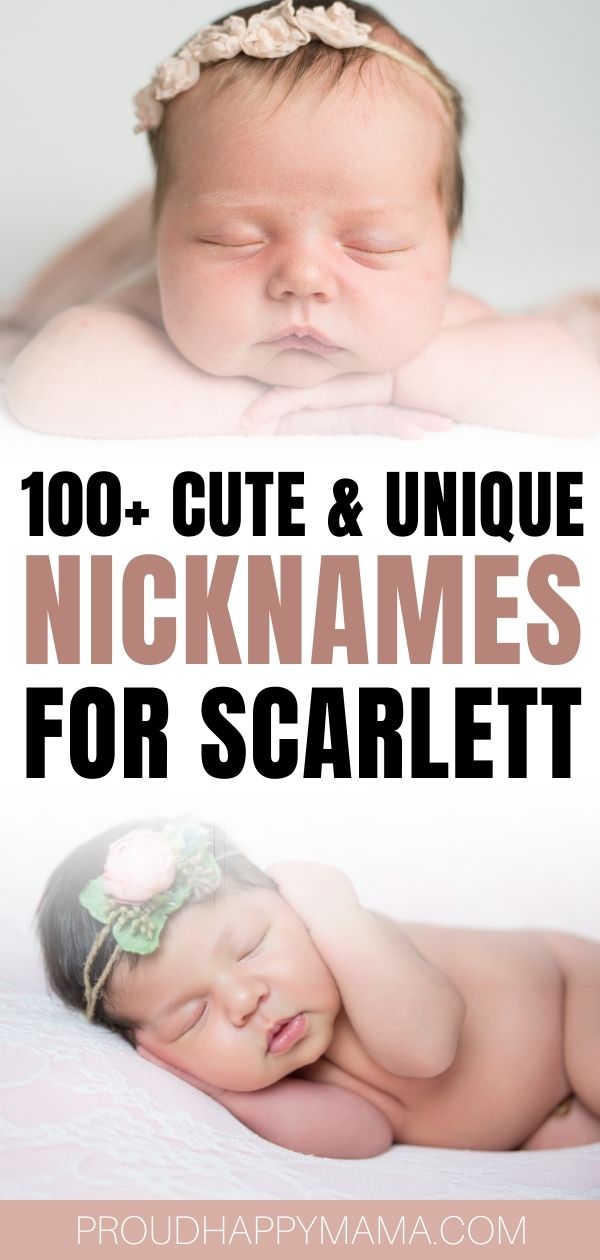100+ Nicknames for Scarlett (Funny & Cute)