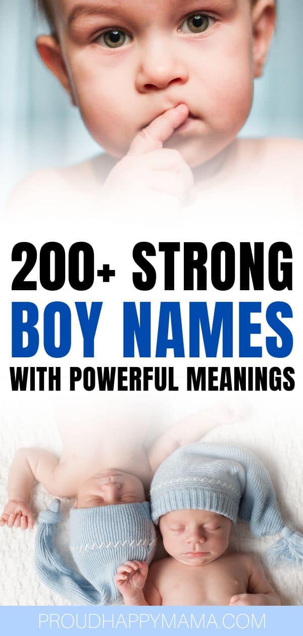 strong boy names