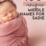 Unique Middle Names For Sadie