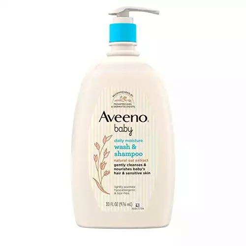Aveeno Baby Daily Moisture Gentle Bath Wash & Shampoo