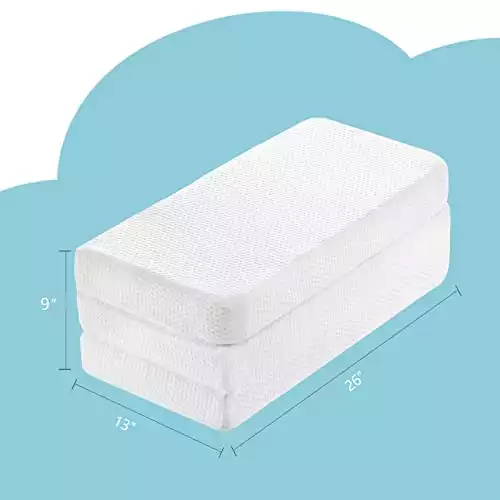 DreamCountry Fitted Foldable Pack n Play Mattress Pad