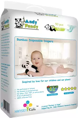 Andy Pandy Bamboo Disposable Diapers
