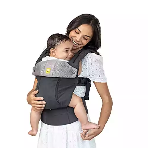 LÍLLÉbaby Complete All Seasons Ergonomic All-Positions Baby Carrier Newborn to Toddler with Lumbar Support