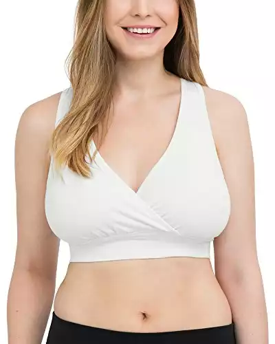 Kindred Bravely French Terry Racerback Busty Nursing Sleep Bra for E, F, G, H, I Cup
