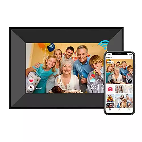 Dreamtimes Smart Digital Picture Frame 8 Inch WiFi Digital Photo Frame with IPS Touch Screen HD Display