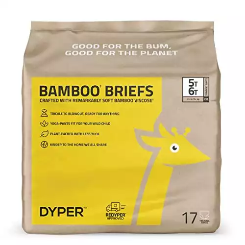 DYPER Bamboo Toddler Potty Training Pants Girls & Boys Size 5T-6T