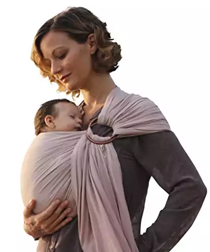 Nalakai Ring Sling Baby Carrier - Luxury Bamboo and Linen Baby Sling - Baby Wrap