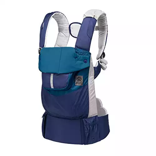 LÍLLÉbaby Pursuit Sport All-Positions Ergonomic Baby Carrier, Newborn to Toddler with Lumbar Support, Water