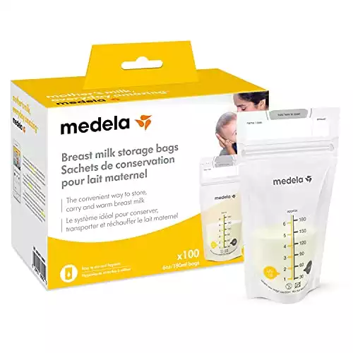 Medela Breast Milk Storage Bags, 100 Count
