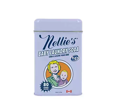 Nellie's All Natural Baby Powder Laundry Detergent Tin