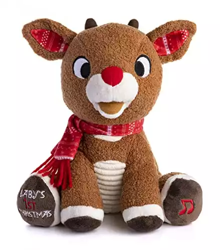 Rudolph The Red-Nosed Reindeer First Christmas Plush