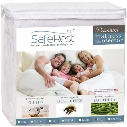 SafeRest Waterproof Mattress Protector
