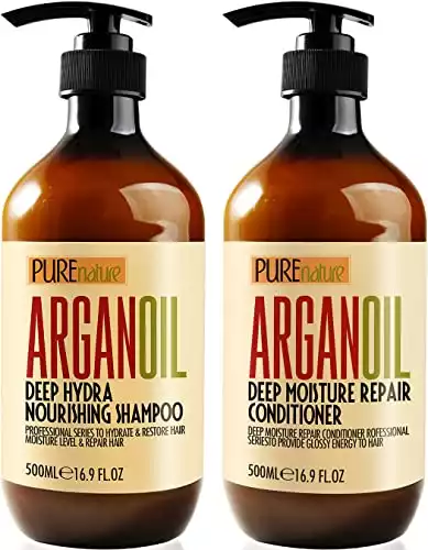 Pure Nature LUX Moroccan Argan Oil Shampoo & Conditioner