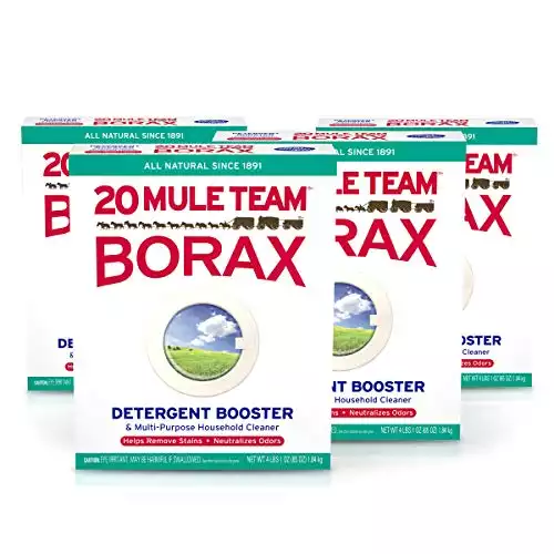20 Mule Team All Natural Borax Laundry Detergent Booster & Multi-Purpose Household Cleaner