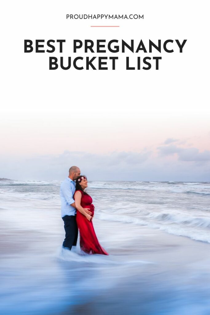 pregnancy bucket list