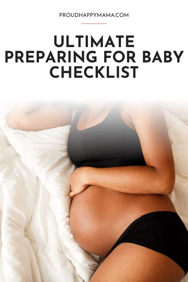 preparing for baby checklist