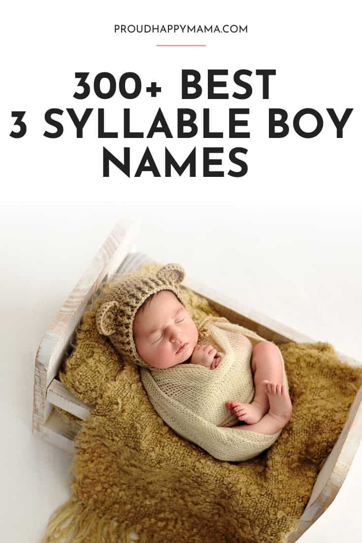 3 syllable boy names
