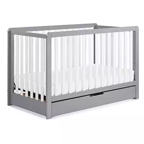 Carter’s By DaVinci Colby 4-In-1 Convertible Mini Crib With Trundle Draw